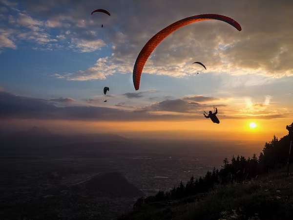 Adventure Paragliding in Bhimtal Swastikstays